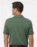 Adidas A574 Men's Ultimate365 Pine Tree Polo - Green Oxide/ Black - model back