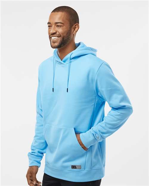 Oakley FOA402994 Men's Team Issue Hydrolix Hooded Sweatshirt - Carolina Blue - model side