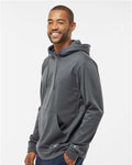 Oakley FOA402994 Men's Team Issue Hydrolix Hooded Sweatshirt - Forged Iron - model side