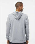 Oakley FOA402994 Men's Team Issue Hydrolix Hooded Sweatshirt - New Granite Heather - model back