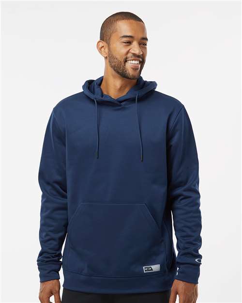 Oakley FOA402994 Men's Team Issue Hydrolix Hooded Sweatshirt - Team Navy - model front