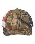 Kati S700M Printed Mesh Trucker Cap - All Purpose/ USA Flag - front