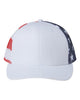White/ USA Flag