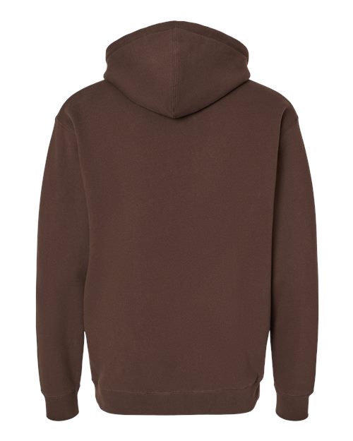 Independent Trading Co. IND4000 Heavyweight Hooded Sweatshirt - Brown - back