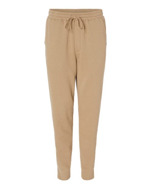 Independent Trading Co. IND20PNT Midweight Fleece Sweatpants - Sandstone - flat front