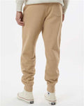 Independent Trading Co. IND20PNT Midweight Fleece Sweatpants - Sandstone - model back