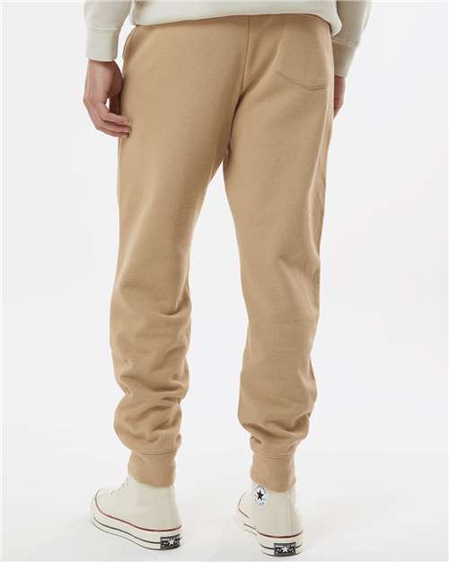 Independent Trading Co. IND20PNT Midweight Fleece Sweatpants - Sandstone - model back