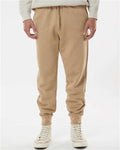 Independent Trading Co. IND20PNT Midweight Fleece Sweatpants - Sandstone - model front