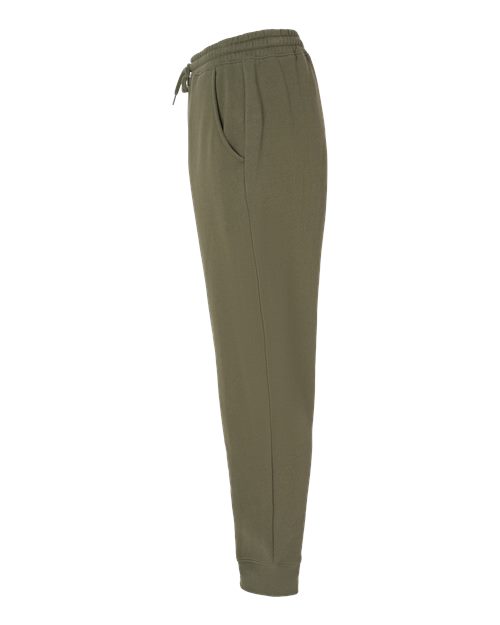 Independent Trading Co. IND20PNT Midweight Fleece Sweatpants - Army - side