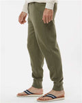 Independent Trading Co. IND20PNT Midweight Fleece Sweatpants - Army - model side