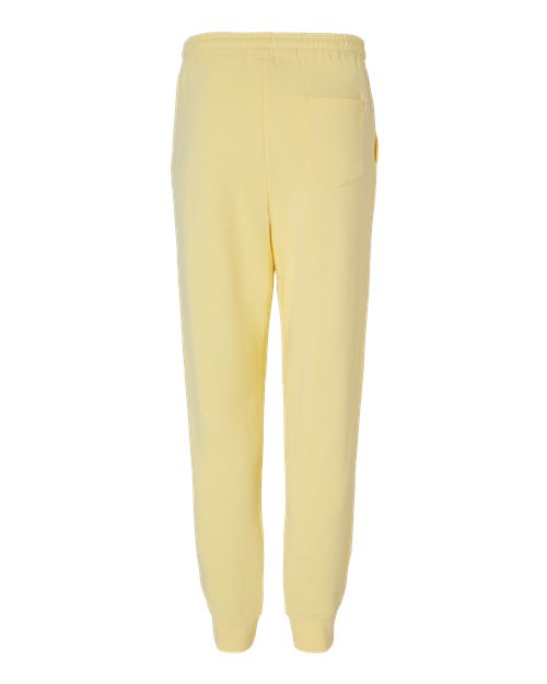 Independent Trading Co. IND20PNT Midweight Fleece Sweatpants - Light Yellow - back