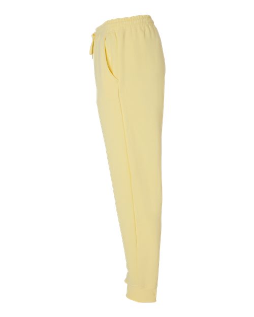 Independent Trading Co. IND20PNT Midweight Fleece Sweatpants - Light Yellow - side