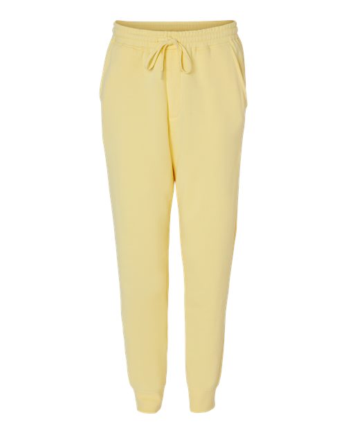 Independent Trading Co. IND20PNT Midweight Fleece Sweatpants - Light Yellow - flat front