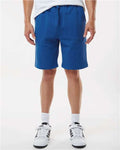 Independent Trading Co. IND20SRT Men's Midweight Fleece Shorts - Royal - model front