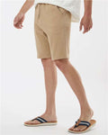 Independent Trading Co. IND20SRT Men's Midweight Fleece Shorts - Sandstone - model side