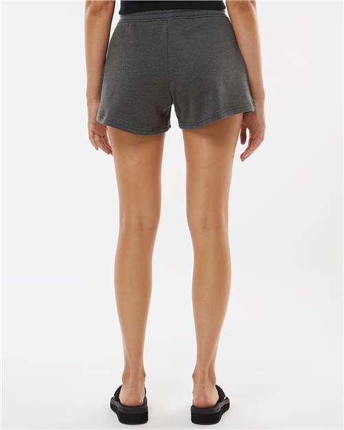 Independent Trading Co. PRM20SRT Women’s Lightweight California Wave Wash Fleece Shorts - Shadow - model back
