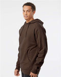 Independent Trading Co. SS4500 Midweight Hooded Sweatshirt - Brown - model side