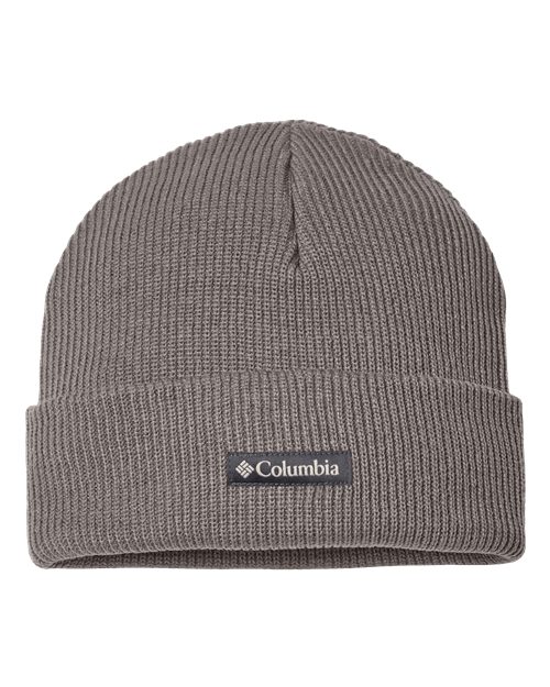 Columbia 191132 Whirlibird Cuffed Beanie - City Grey - front