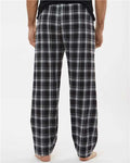 Boxercraft BM6624 Men's Harley Flannel Pants - Heritage Black Plaid - model back