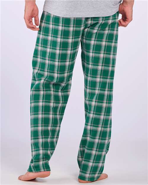 Boxercraft BM6624 Men's Harley Flannel Pants - Heritage Hunter Plaid - model back