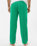 Boxercraft BM6624 Men's Harley Flannel Pants - Kelly Field Day Plaid - model back