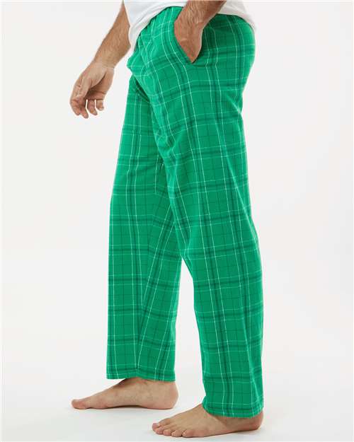 Boxercraft BM6624 Men's Harley Flannel Pants - Kelly Field Day Plaid - model side
