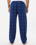 Boxercraft BM6624 Men's Harley Flannel Pants - Navy Field Day Plaid - model back