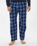 Boxercraft BM6624 Men's Harley Flannel Pants - Navy/ Columbia Plaid - model front