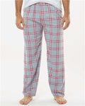 Boxercraft BM6624 Men's Harley Flannel Pants - Oxford Red Tomboy Plaid - model front