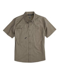 DRI DUCK 4451 Men's Craftsman Woven Short Sleeve Shirt - Rope - front