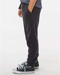 Independent Trading Co. PRM16PNT Youth Lightweight Special Blend Sweatpants - Black - model side