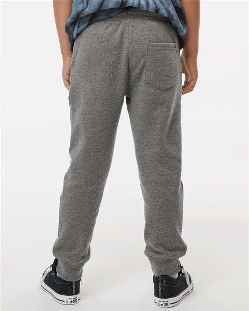 Independent Trading Co. PRM16PNT Youth Lightweight Special Blend Sweatpants - Nickel - model back