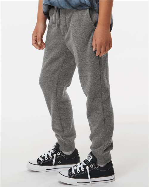 Independent Trading Co. PRM16PNT Youth Lightweight Special Blend Sweatpants - Nickel - model side