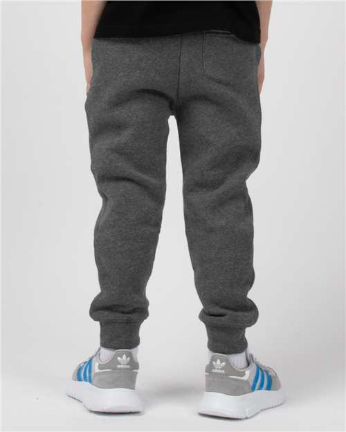 Independent Trading Co. PRM11PNT Toddler Lightweight Special Blend Sweatpants - Nickel - model back