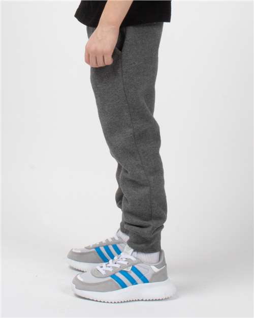 Independent Trading Co. PRM11PNT Toddler Lightweight Special Blend Sweatpants - Nickel - model side