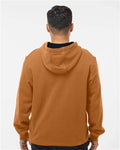 DRI DUCK 7035 Men's Woodland Fleece Hooded Pullover - Saddle - model back