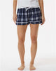 Navy/ Silver Plaid