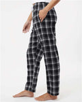 Boxercraft BW6620 Women's Haley Flannel Pants - Heritage Black Plaid - model side