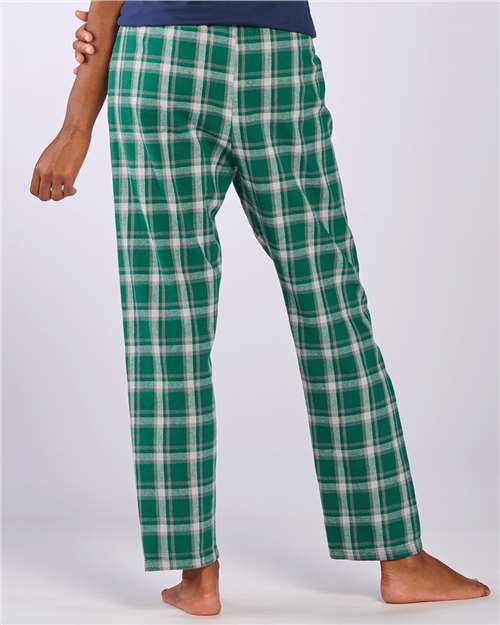 Boxercraft BW6620 Women's Haley Flannel Pants - Heritage Hunter Plaid - model back