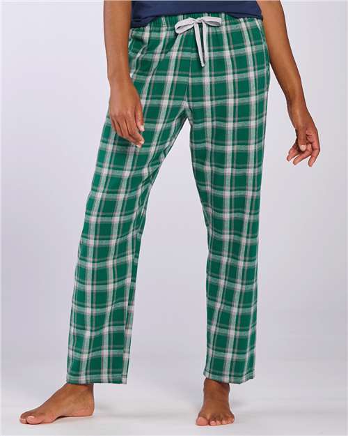 Boxercraft BW6620 Women's Haley Flannel Pants - Heritage Hunter Plaid - model front