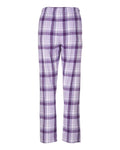 Boxercraft BW6620 Women's Haley Flannel Pants - Lavender Sophia Plaid - back