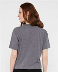 LAT 3518 Women's Boxy Tee - Granite Heather - model back