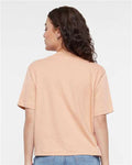 LAT 3518 Women's Boxy Tee - Peachy - model back