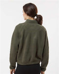 Boxercraft BW8501 Women's Everest Half-Zip Pullover - Olive - model back