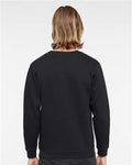 LAT 6925 Unisex Elevated Fleece Crewneck Sweatshirt - Black - model back
