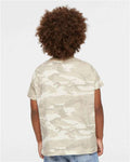 Rabbit Skins 3321 Toddler Fine Jersey Tee - Natural Camo - model back