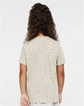 Rabbit Skins 3321 Toddler Fine Jersey Tee - Natural Leopard - model back