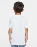 Rabbit Skins 3321 Toddler Fine Jersey Tee - White Reptile - model back