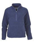 Boxercraft BW8501 Women's Everest Half-Zip Pullover - Indigo - front