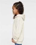 Rabbit Skins 3326 Toddler Pullover Fleece Hoodie - Natural Heather - model side